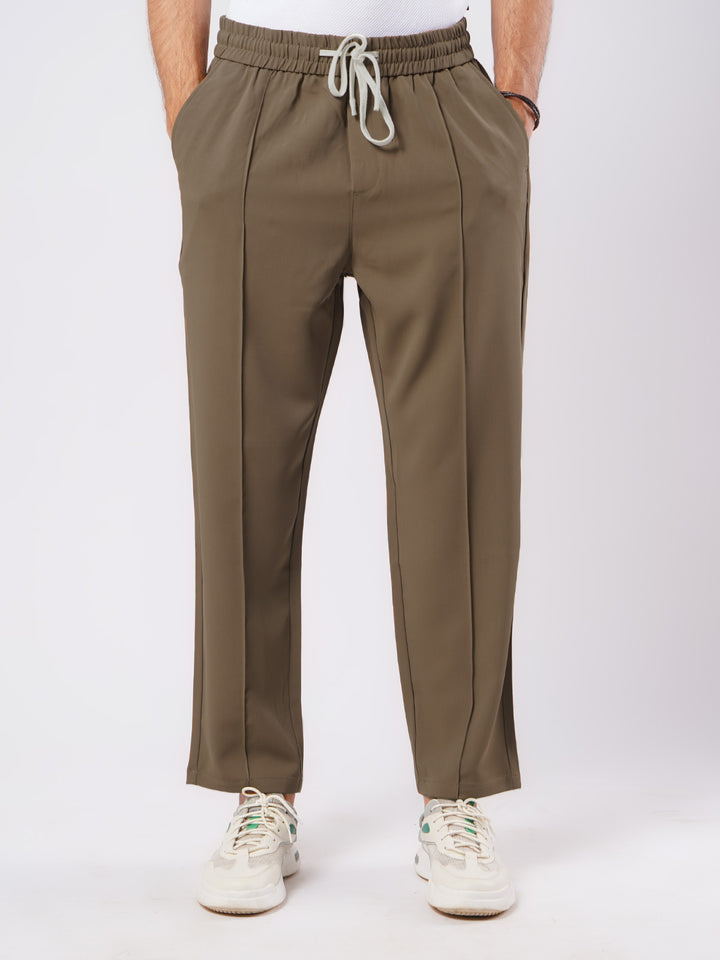 Brown Relaxed-fit Korean Pant (LT-37)