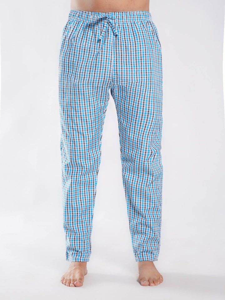 Black & Blue Checkered Men's Lower Trouser (LT-39)