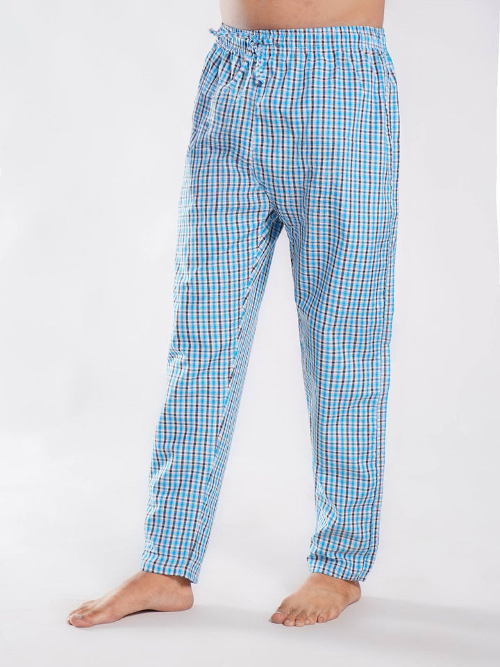 Black & Blue Checkered Men's Lower Trouser (LT-39)