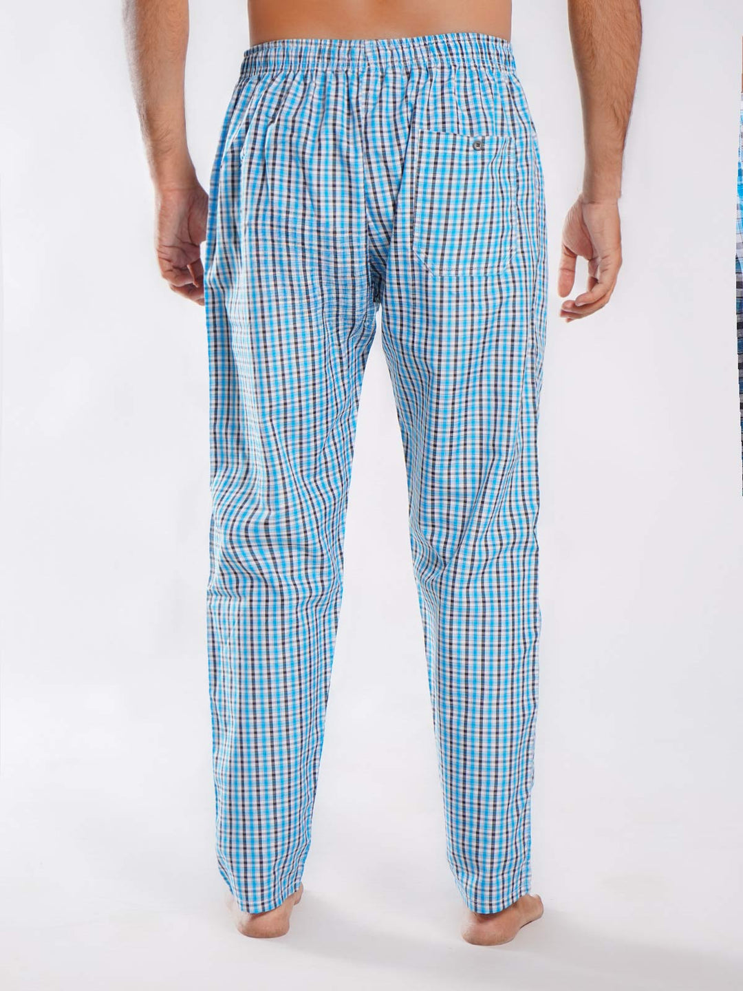 Black & Blue Checkered Men's Lower Trouser (LT-39)