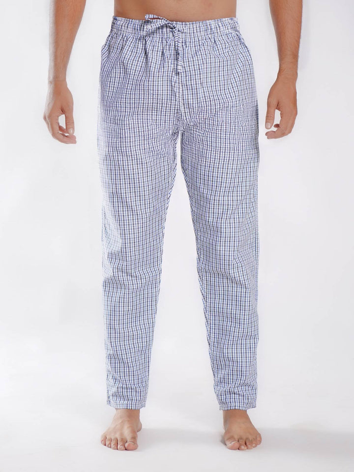 Black & Blue Checkered Men's Lower Trouser (LT-43)