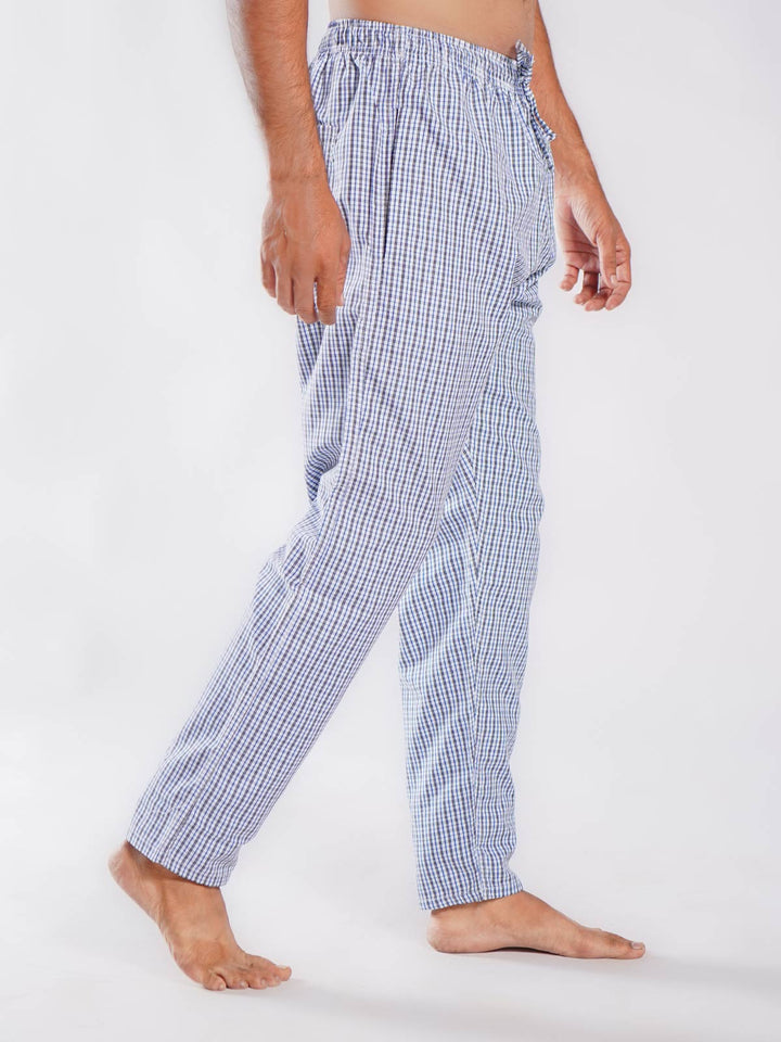 Black & Blue Checkered Men's Lower Trouser (LT-43)