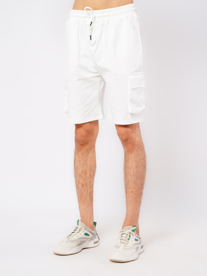 Off White Summer Mens's Relaxed Fit Co-ord Set (MCSW-01)