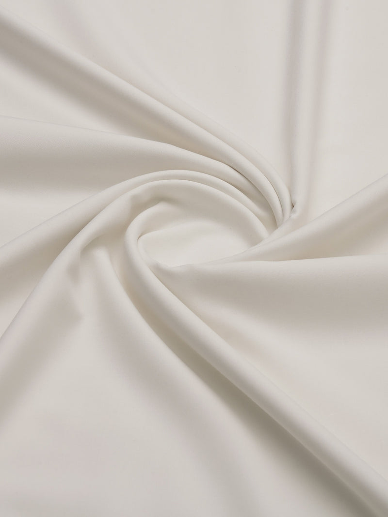 Off White Plain Wash & Wear Men's Unstitched Suit (MFSC-018)