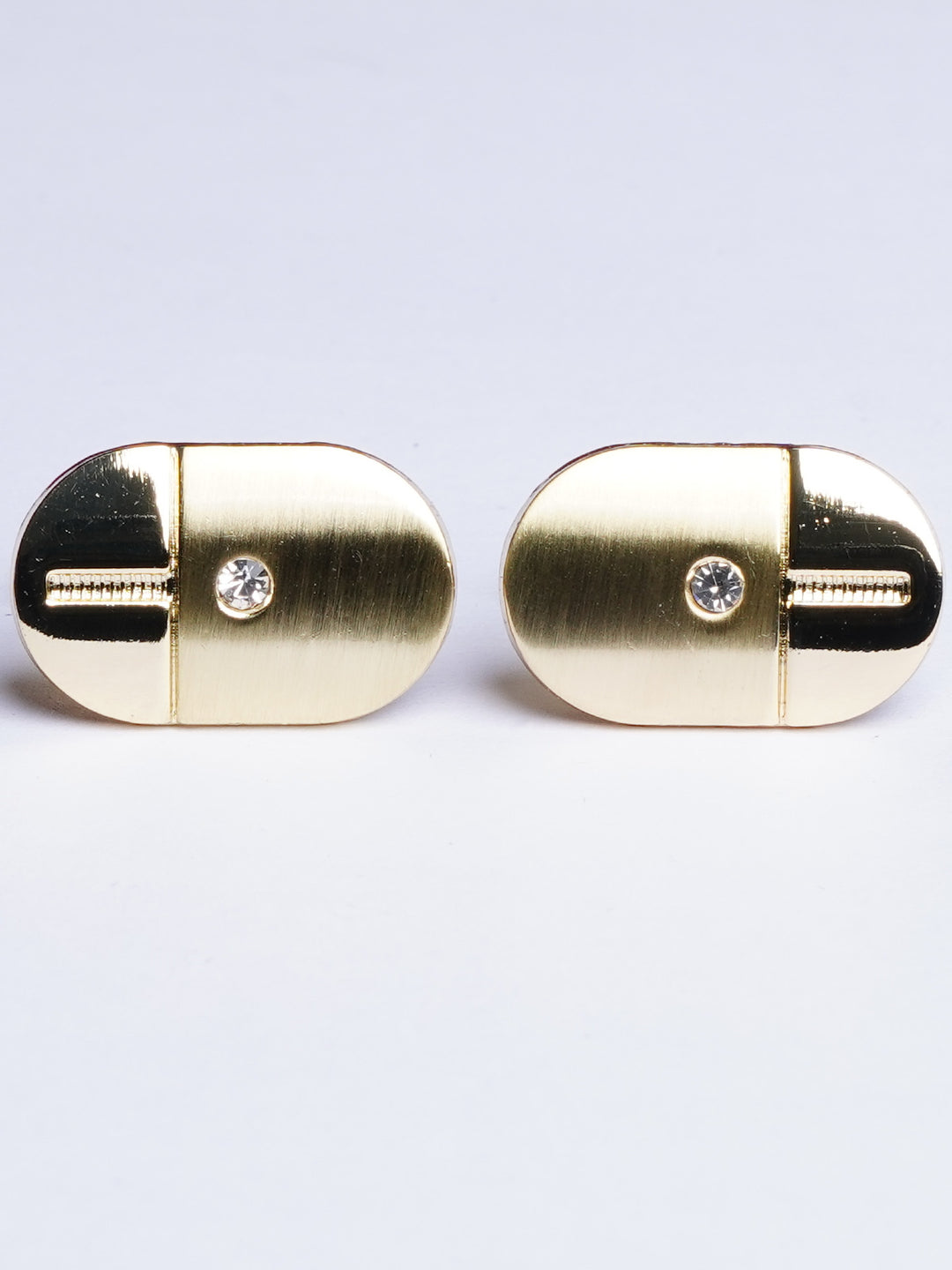 Oval Gold Cufflink (CUFFLINK-501)