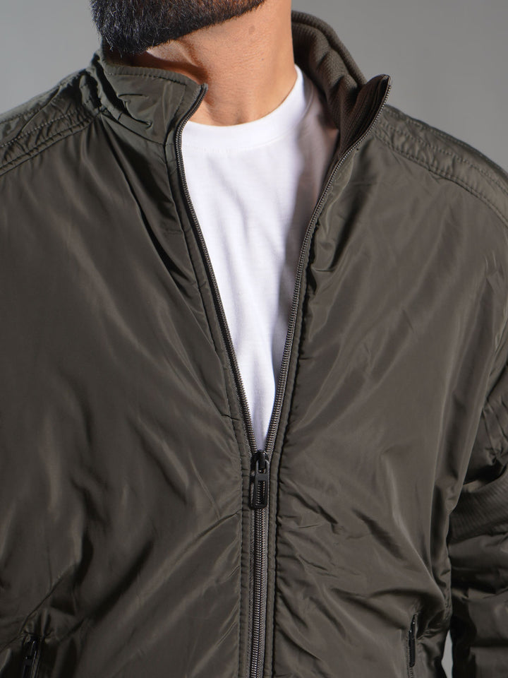 Brown Imported Full Sleeves Puffer Jacket (PJ-002)