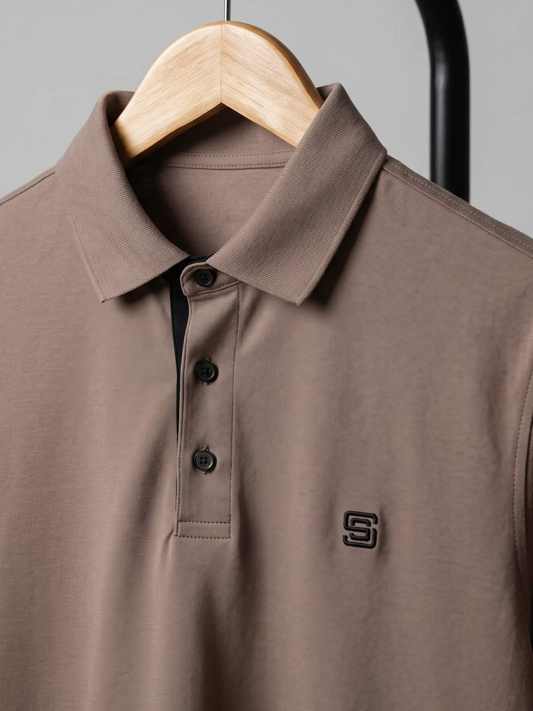 Stone Half Sleeves Designer Polo T-Shirt (POLO-1199)