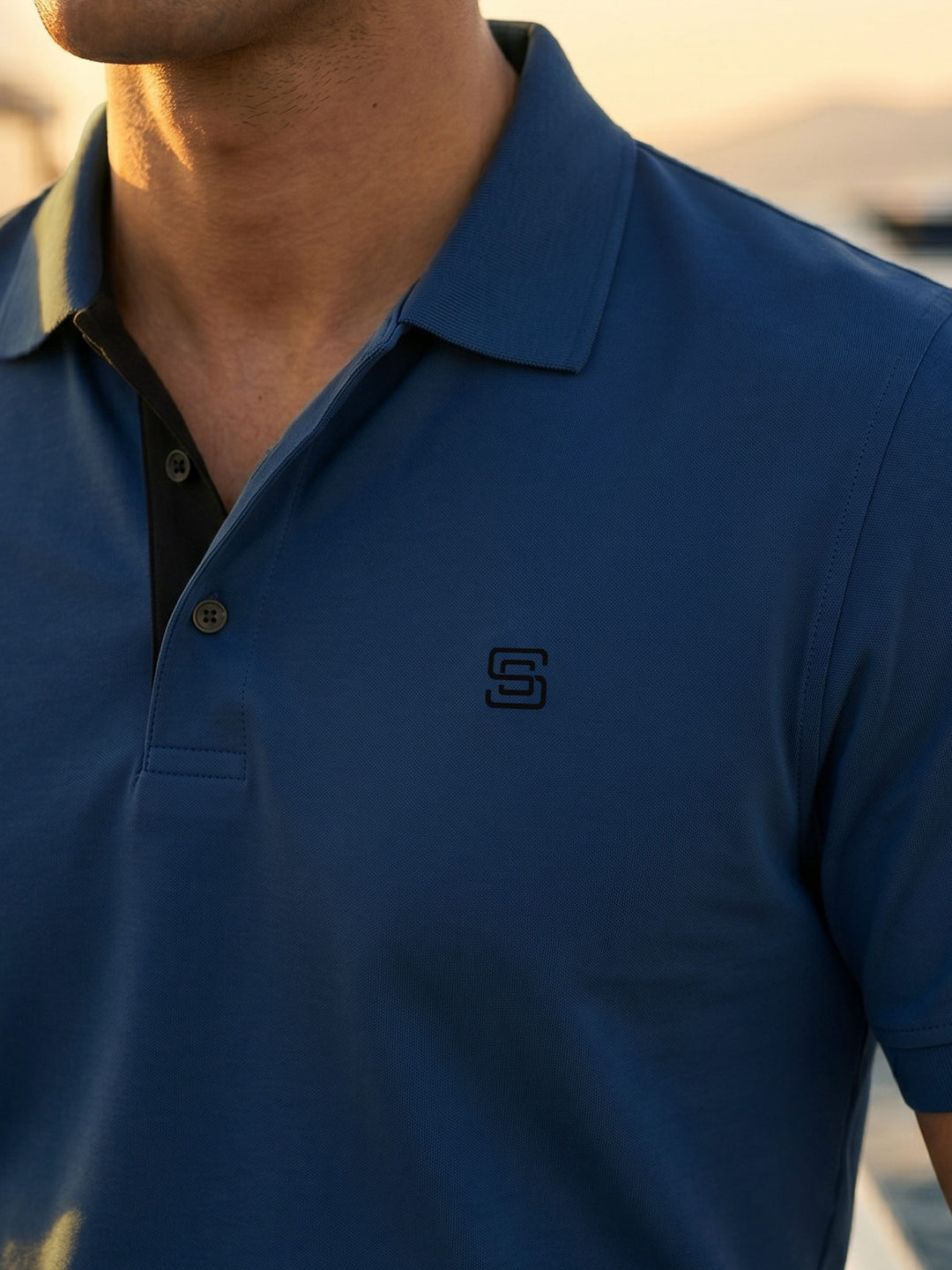 Poseidon Half Sleeves Designer Polo T-Shirt (POLO-1203)