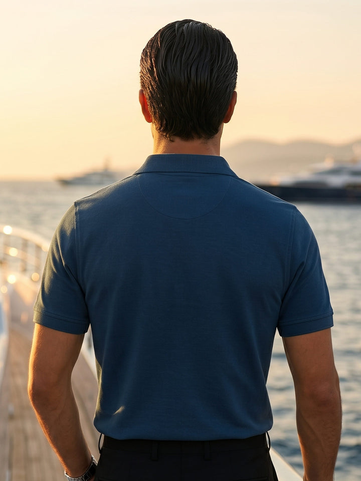 Poseidon Half Sleeves Designer Polo T-Shirt (POLO-1203)