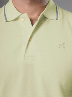 Lemon Classic Half Sleeves Cotton Polo T-Shirt (POLO-565)