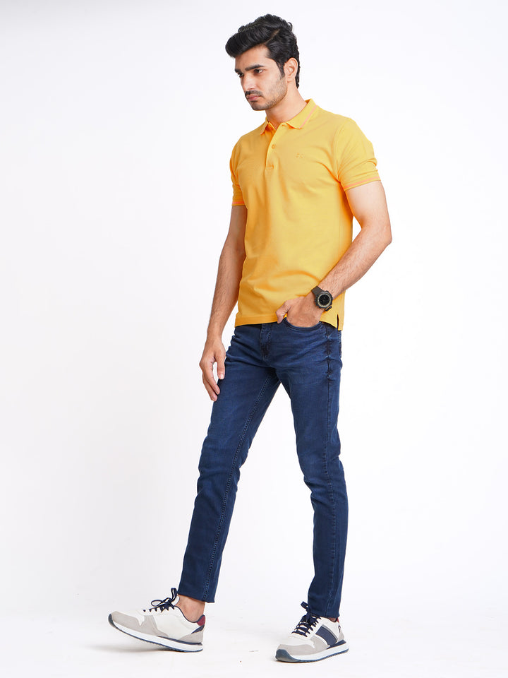 Mango Mojito Classic Half Sleeves Cotton Polo T-Shirt (POLO-605)