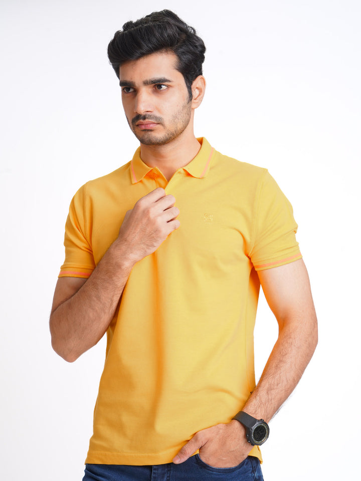 Mango Mojito Classic Half Sleeves Cotton Polo T-Shirt (POLO-605)