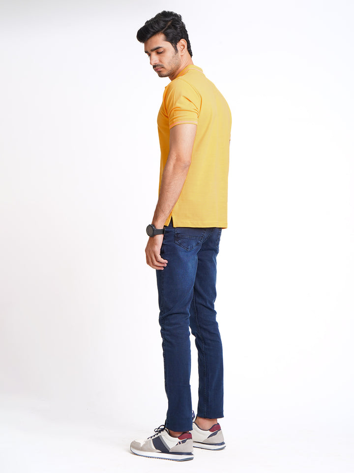 Mango Mojito Classic Half Sleeves Cotton Polo T-Shirt (POLO-605)