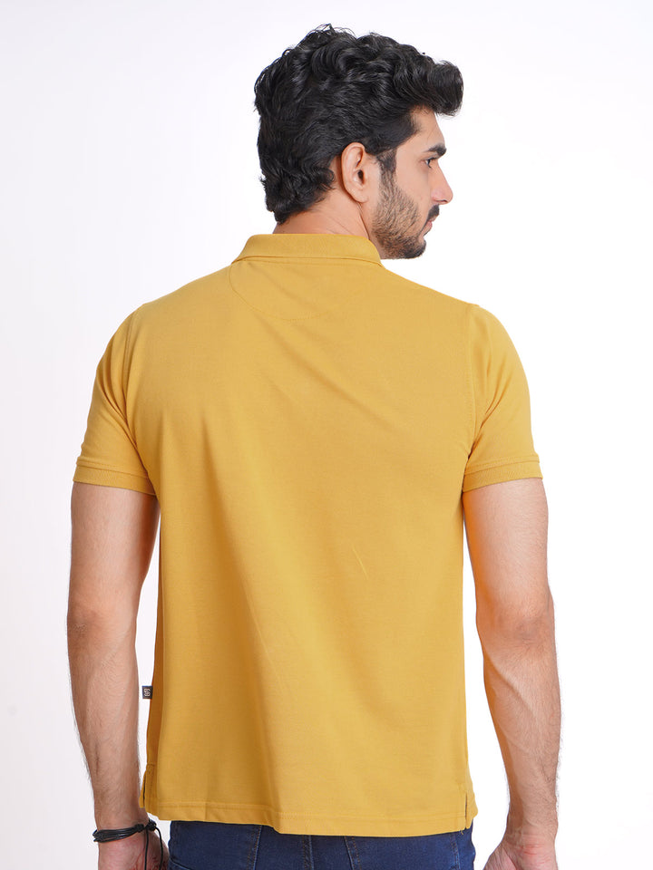 Mango Half Sleeves Designer Polo T-Shirt (POLO-618)