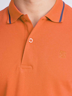 Oriole Classic Half Sleeves Cotton Polo T-Shirt (POLO-661)