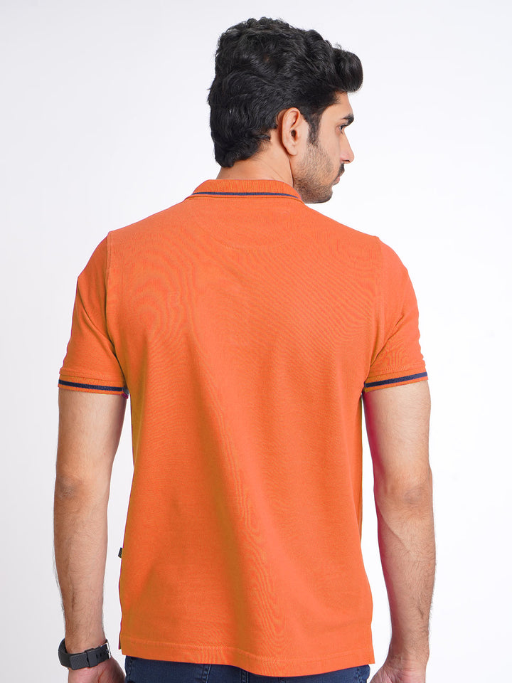 Oriole Classic Half Sleeves Cotton Polo T-Shirt (POLO-661)