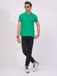 Spectra Green Classic Half Sleeves Cotton Polo T-Shirt (POLO-664)