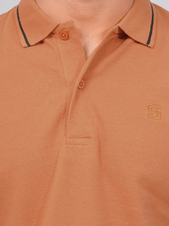 Golden Classic Half Sleeves Cotton Polo T-Shirt (POLO-673)