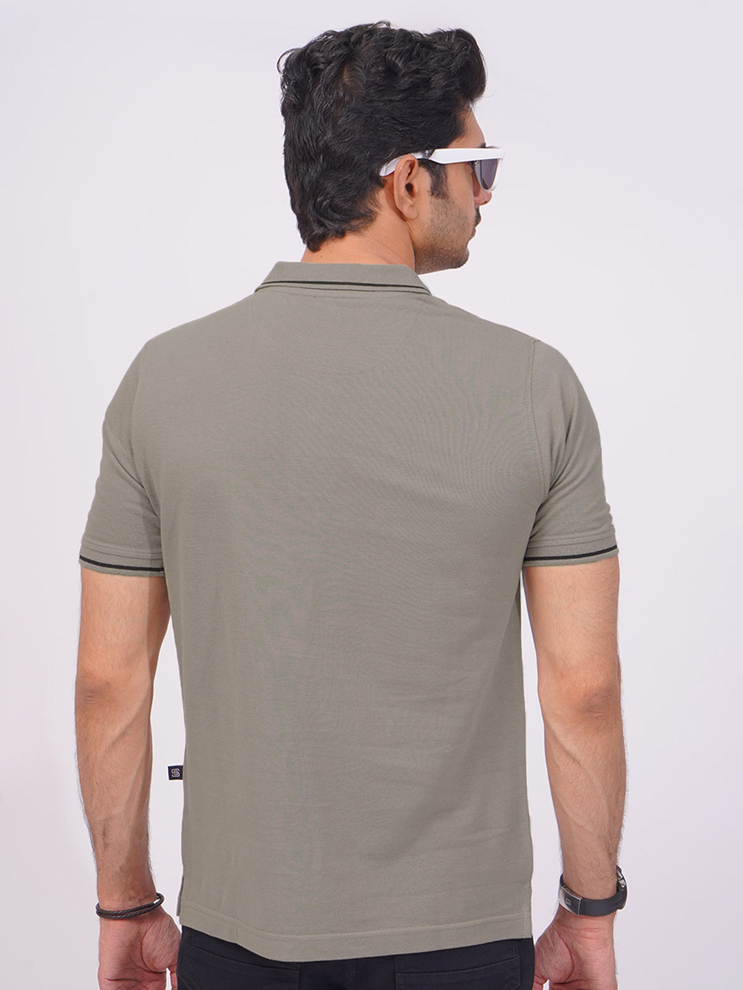 Roasted Casla Classic Half Sleeves Cotton Polo T-Shirt (POLO-676)