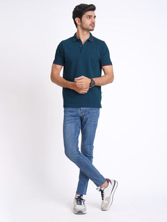 Posidon Classic Half Sleeves Cotton Polo T-Shirt (POLO-679)