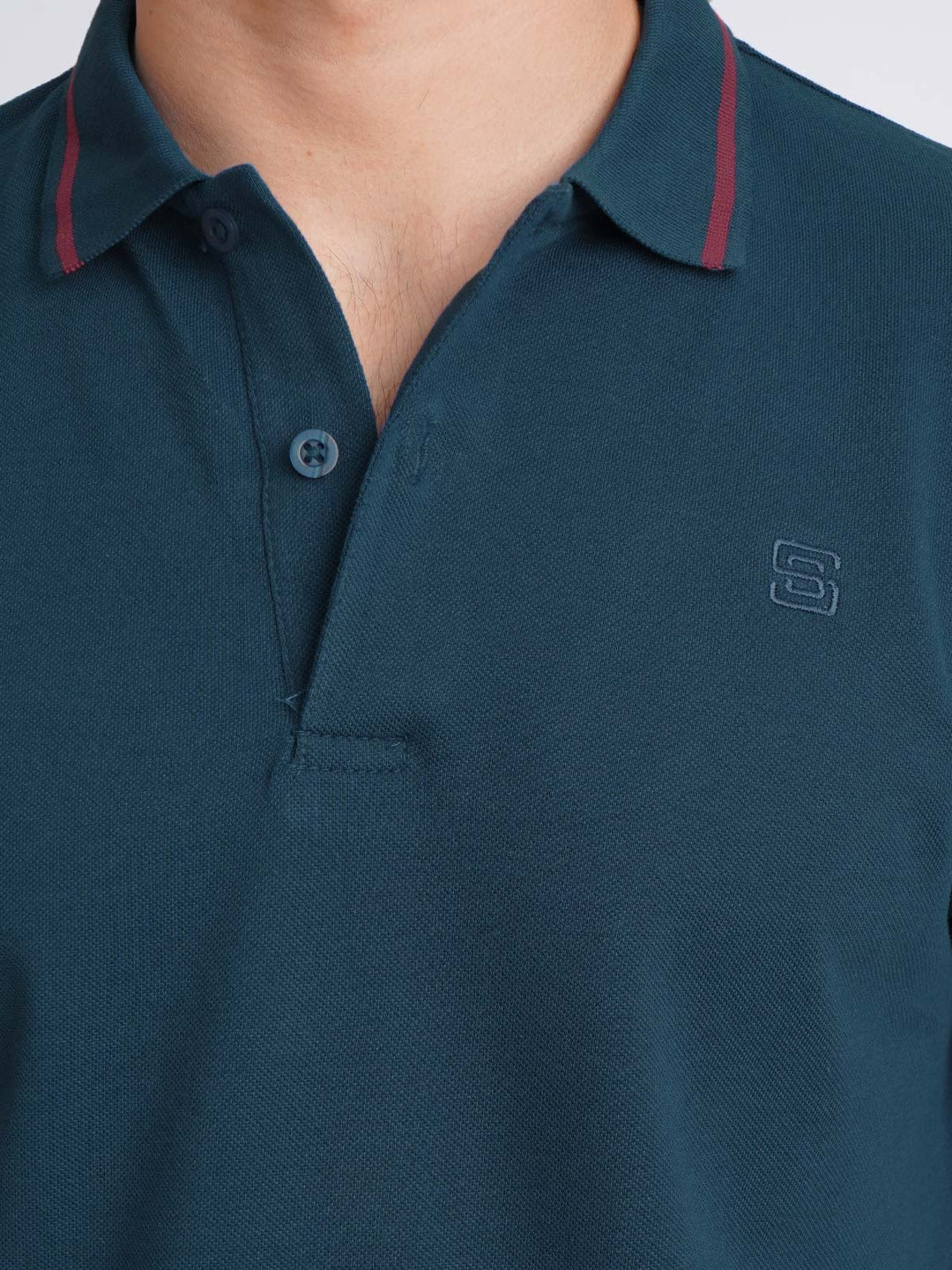 Posidon Classic Half Sleeves Cotton Polo T-Shirt (POLO-679)