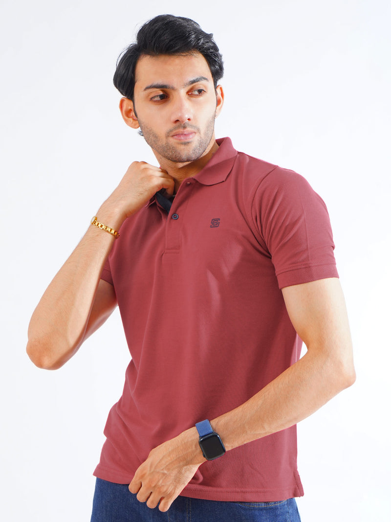 American Beauty Half Sleeves Designer Polo T-Shirt (POLO-706)