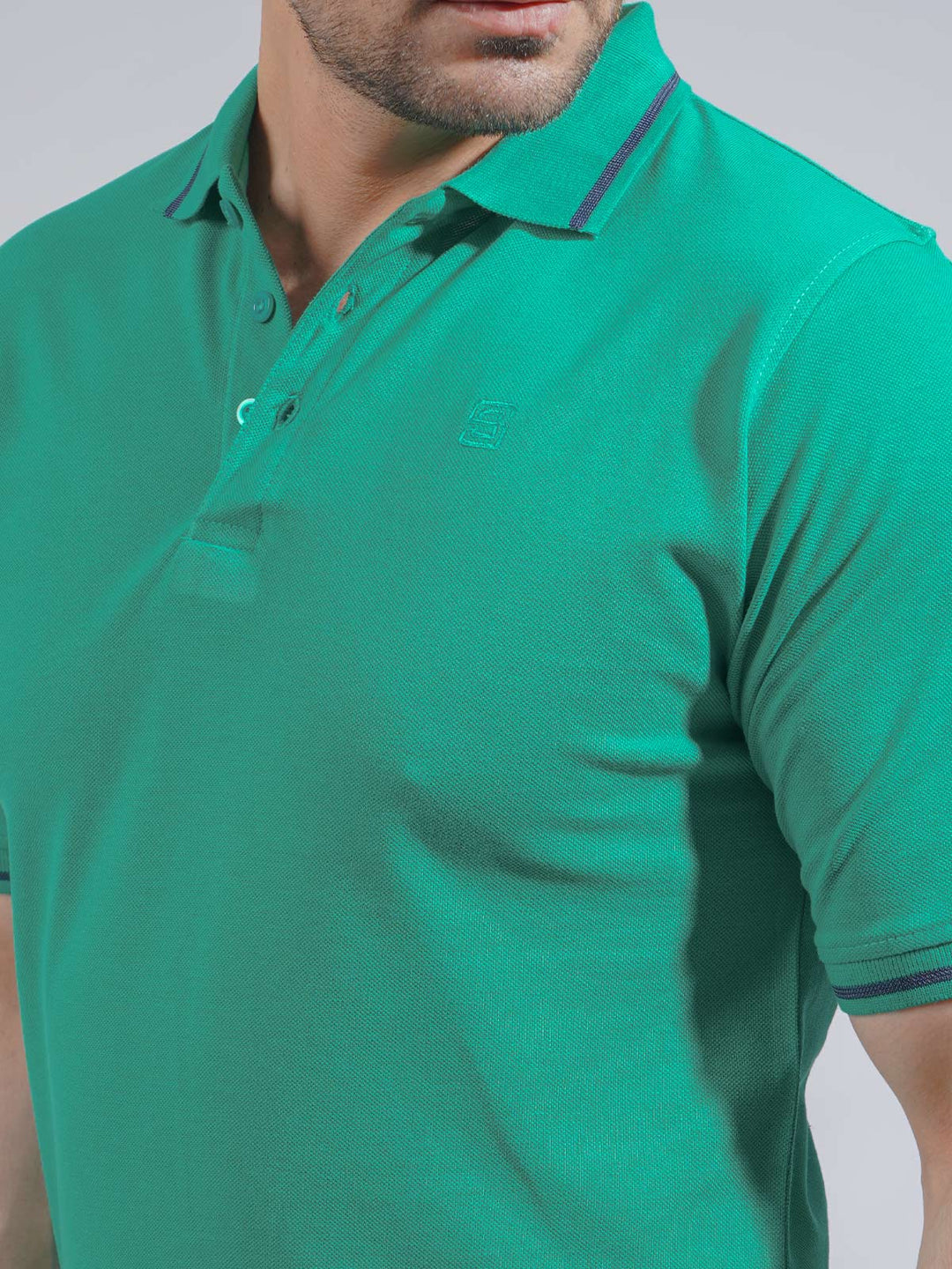 Slushy Classic Half Sleeves Cotton Polo T-Shirt (POLO-743)