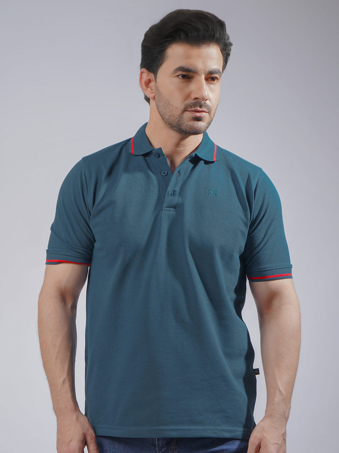 Posidon Classic Half Sleeves Cotton Polo T-Shirt (POLO-747)