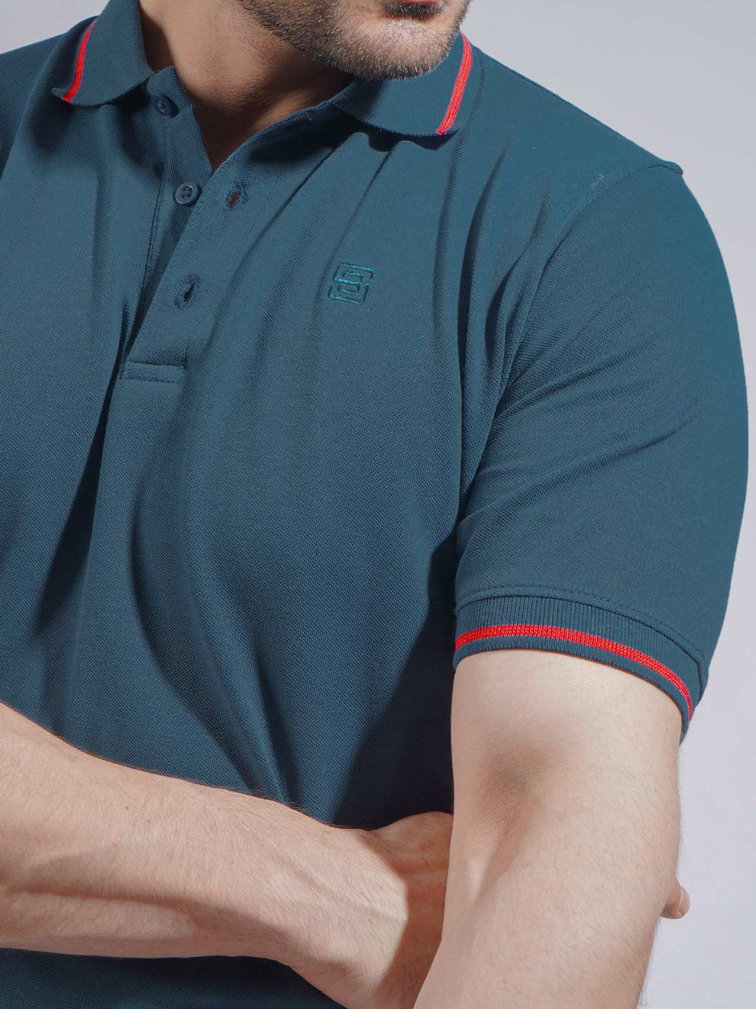 Posidon Classic Half Sleeves Cotton Polo T-Shirt (POLO-747)