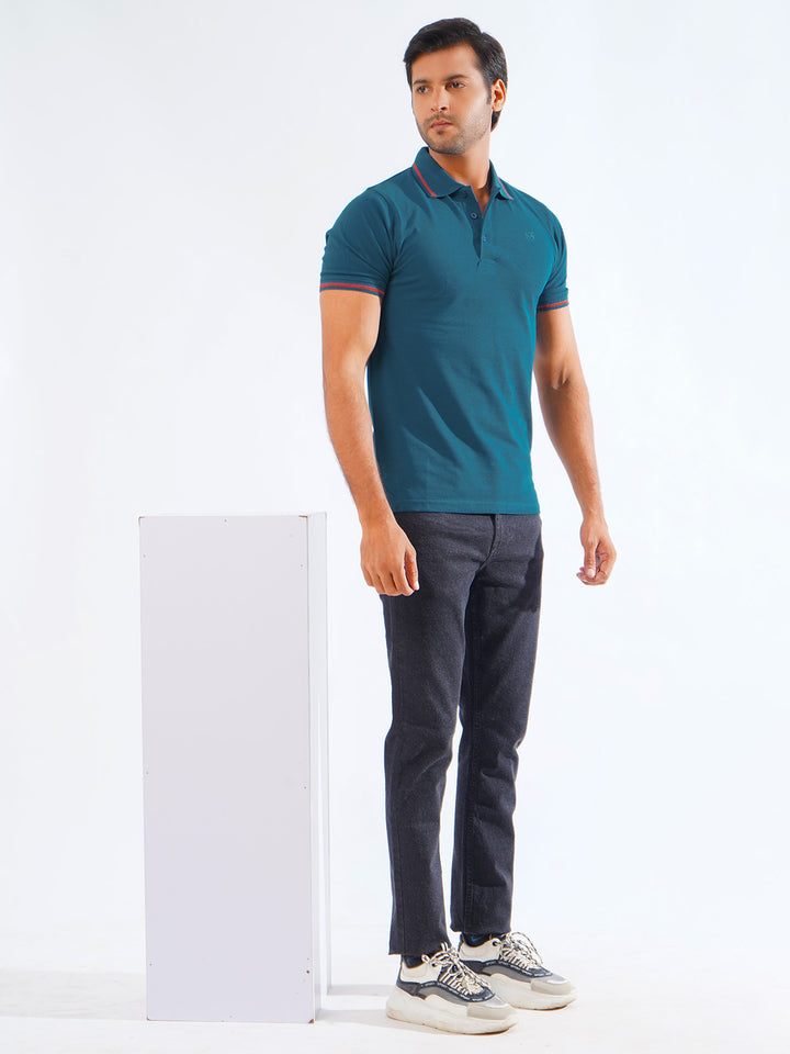 Poseidon Classic Half Sleeves Cotton Polo T-Shirt (POLO-801)