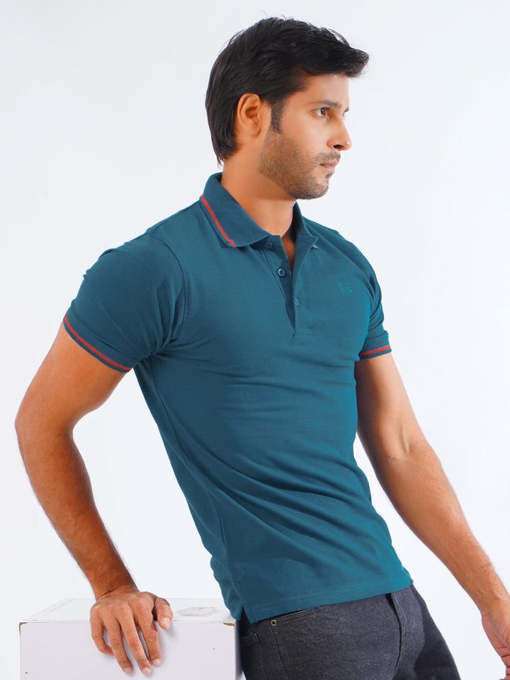 Poseidon Classic Half Sleeves Cotton Polo T-Shirt (POLO-801)