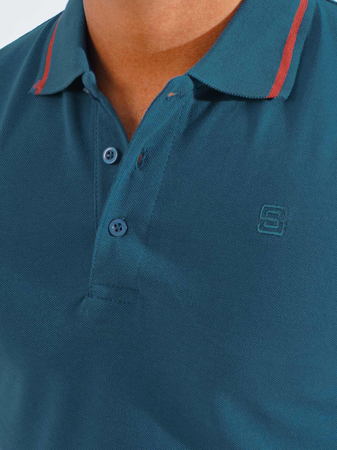 Poseidon Classic Half Sleeves Cotton Polo T-Shirt (POLO-801)