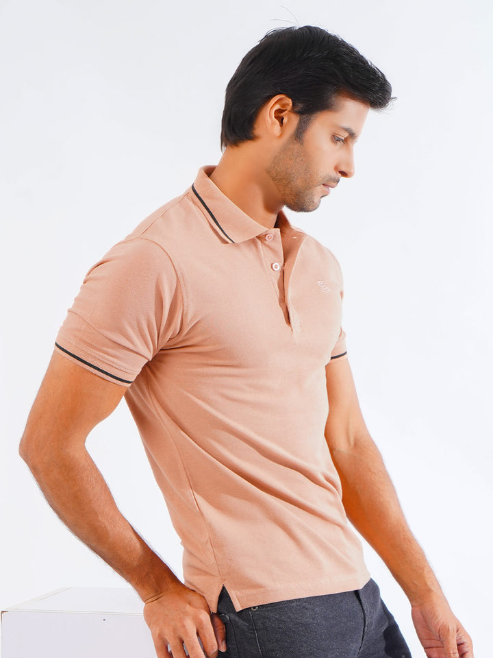 Cork Classic Half Sleeves Cotton Polo T-Shirt (POLO-822)