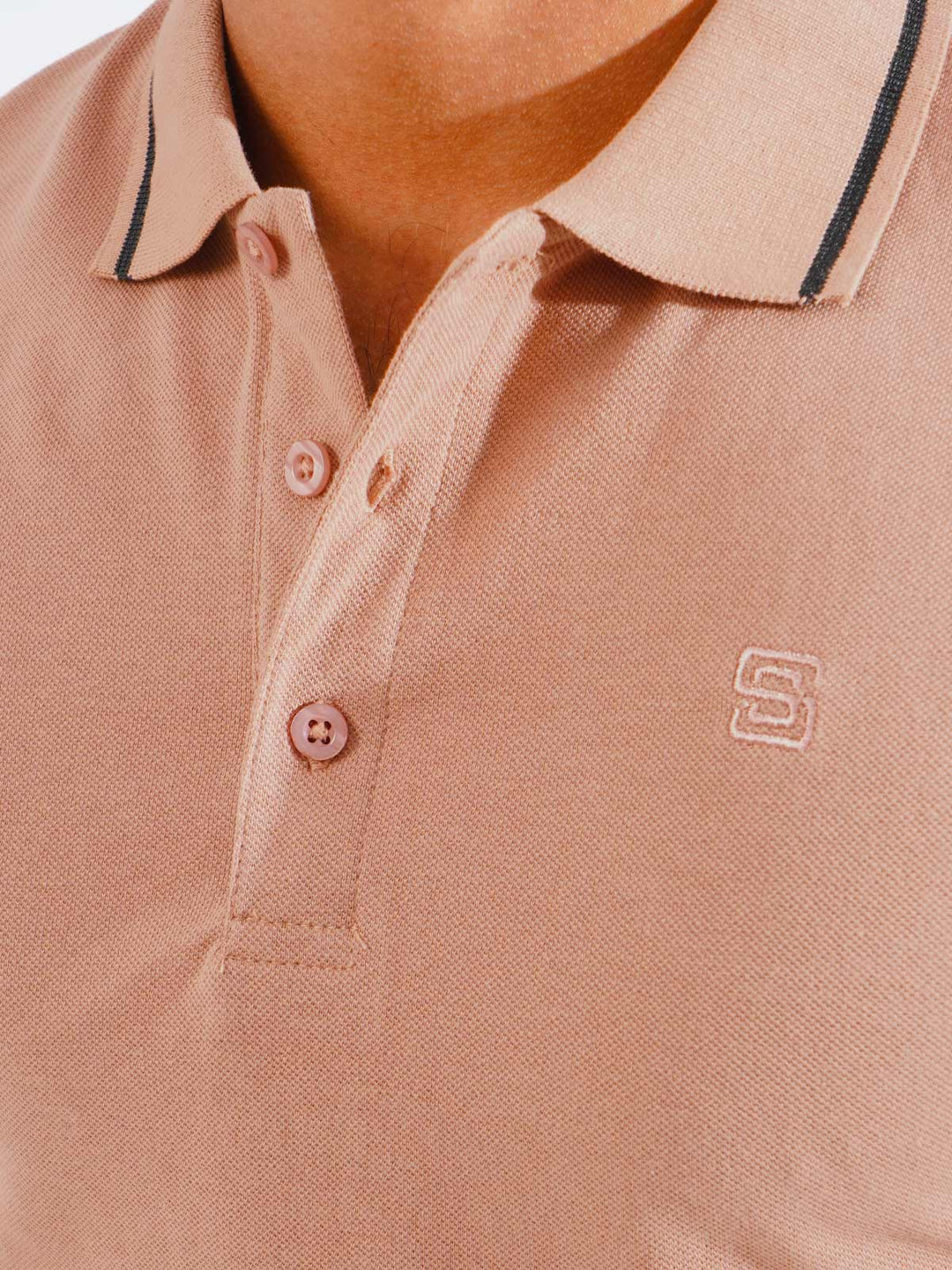 Cork Classic Half Sleeves Cotton Polo T-Shirt (POLO-822)