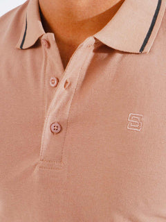 Cork Classic Half Sleeves Cotton Polo T-Shirt (POLO-822)