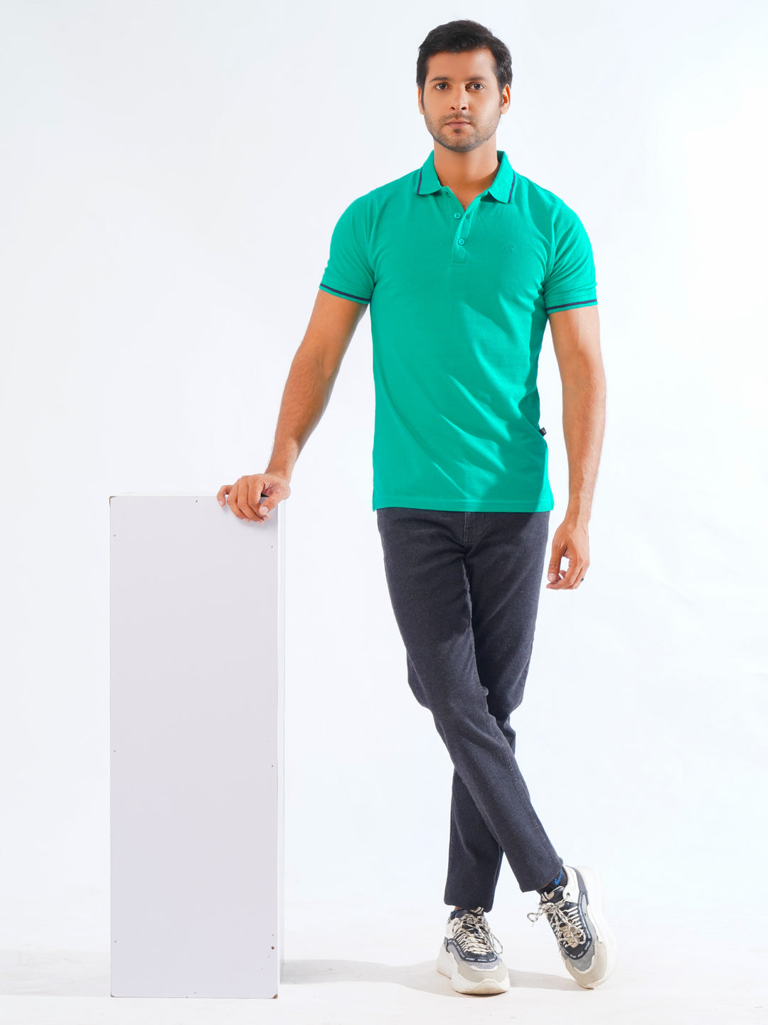 Slushy Classic Half Sleeves Cotton Polo T-Shirt (POLO-824)