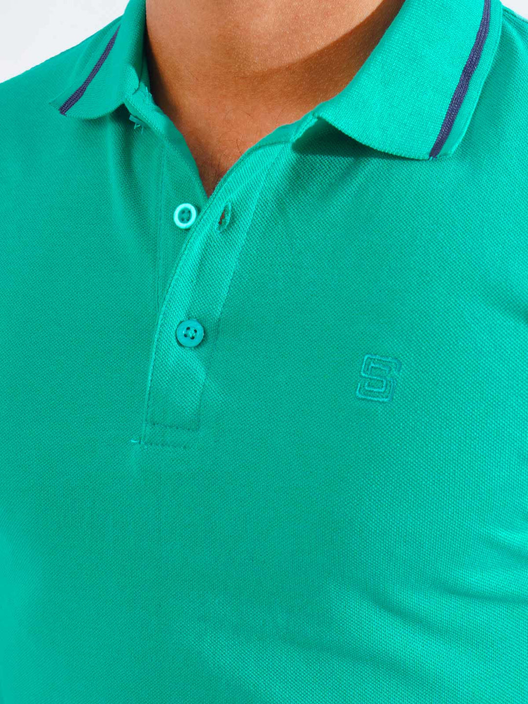 Slushy Classic Half Sleeves Cotton Polo T-Shirt (POLO-824)