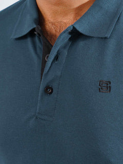 Poseidon Half Sleeves Designer Polo T-Shirt (POLO-838)