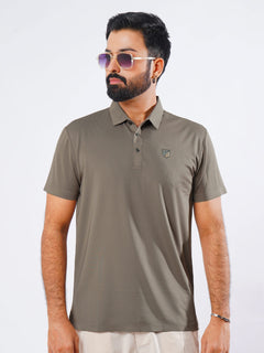 Brown Spandex Polo T-Shirt (POLO-888)