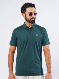 Turquise Spandex Polo T-Shirt (POLO-890)