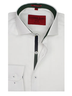 White Plain, French Collar, Elite Edition, Men’s Formal Shirt  (RTW-1761)