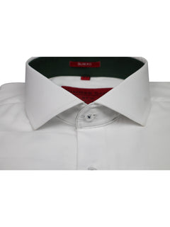 White Plain, French Collar, Elite Edition, Men’s Formal Shirt  (RTW-1761)