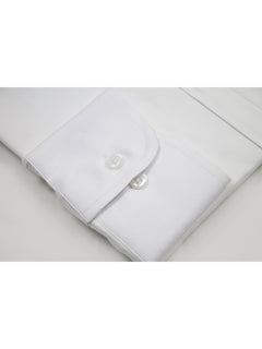 White Button Down, French Collar, Elite Edition, Men’s Formal Shirt  (RTW-1900)