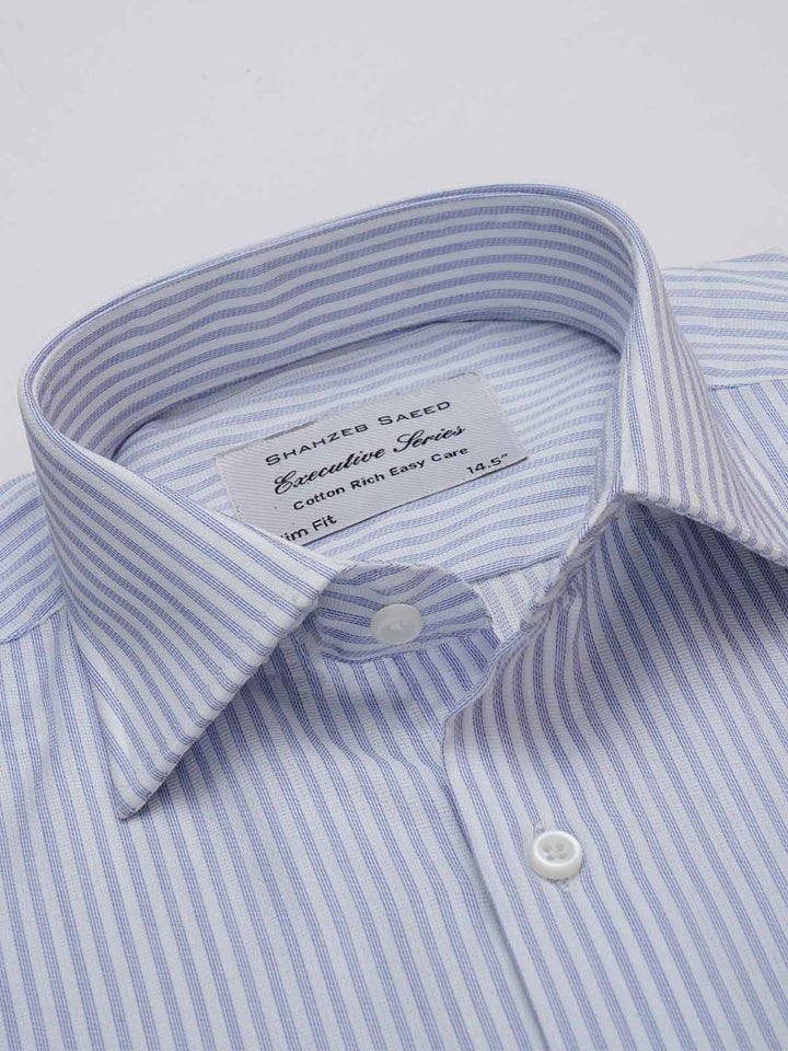 Light Blue, Elite Edition, French Collar Men’s Formal Shirt  (RTW-2523)