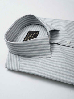 Multi Stripe Elite Edition, Cutaway Collar Men’s Formal Shirt  (RTW-2726)