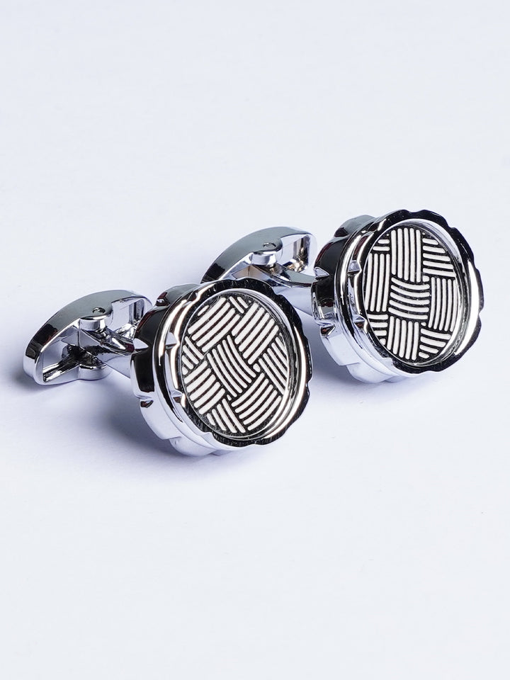 Round Rope Pattern Cufflink (CUFFLINK-486)