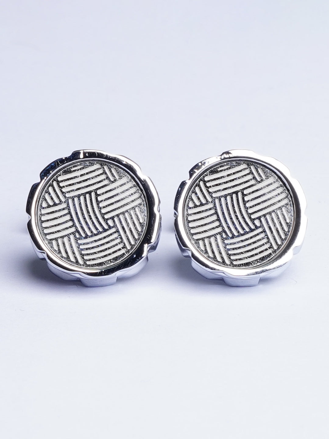 Round Rope Pattern Cufflink (CUFFLINK-486)