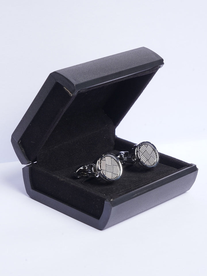 Round Rope Pattern Cufflink (CUFFLINK-486)