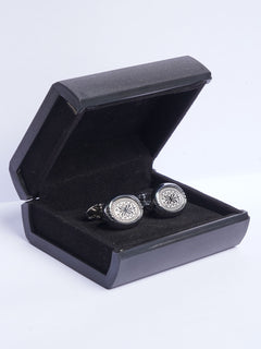 Royal Pattern Silver Cufflink (CUFFLINK-483)