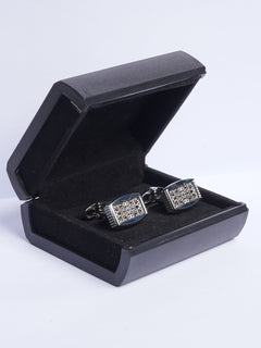 Royal Pattern Silver Cufflink (CUFFlINK-489)